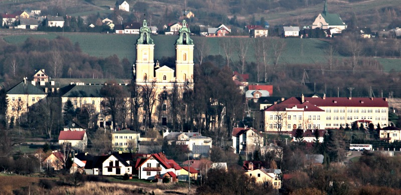 STARA WIEŚ. BAZYLIKA WNIEB.NMP I KLASZTOR JEZUITÓW - OD 1821 ROKU