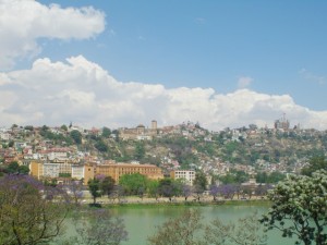 Antananarivo, widok na Collège ŚW. MICHAŁA, gdzie pracował 